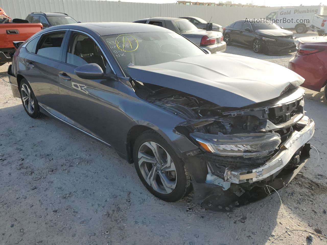 2019 Honda Accord Exl Gray vin: 1HGCV1F59KA080193