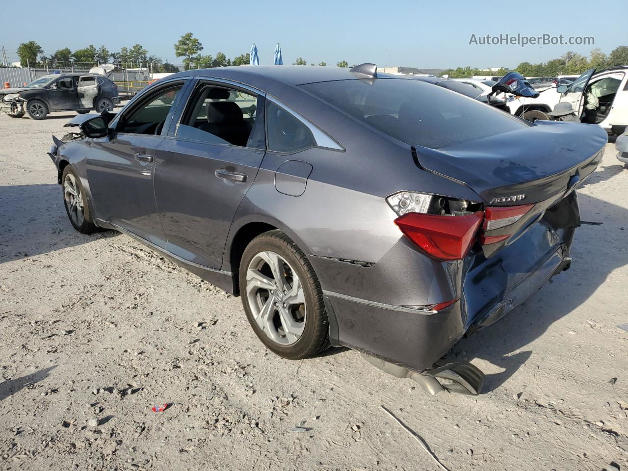 2019 Honda Accord Exl Серый vin: 1HGCV1F59KA080193