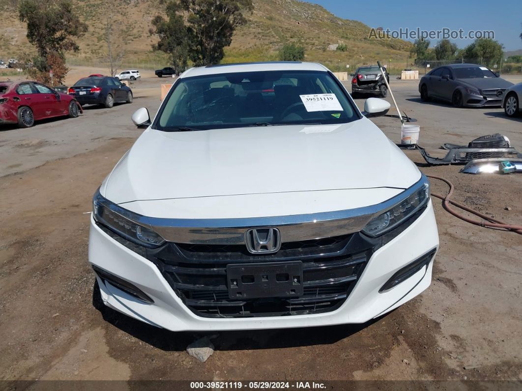 2019 Honda Accord Ex-l White vin: 1HGCV1F59KA086463