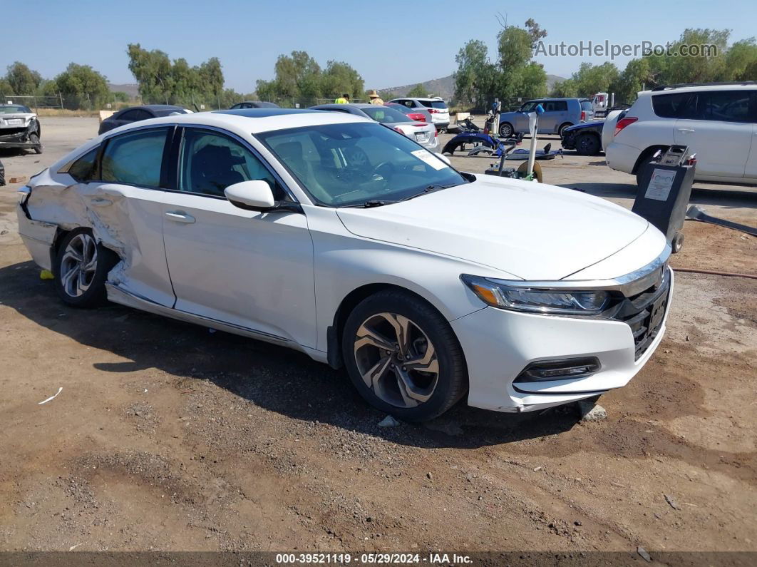 2019 Honda Accord Ex-l White vin: 1HGCV1F59KA086463