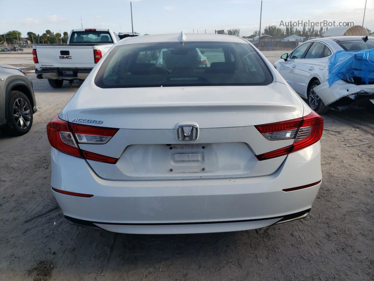 2019 Honda Accord Exl White vin: 1HGCV1F59KA114570