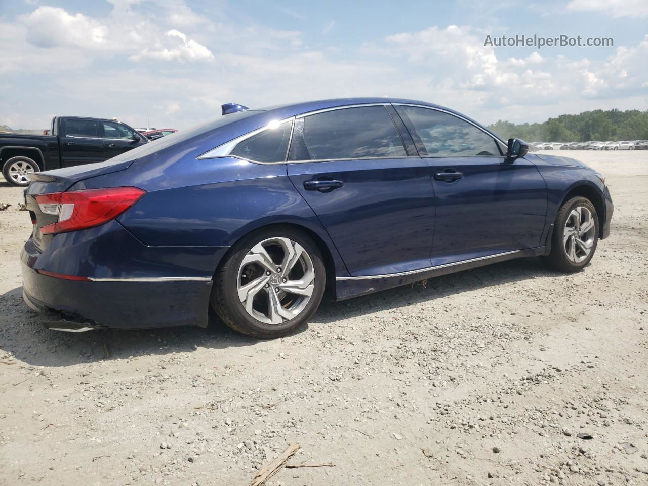 2020 Honda Accord Exl Синий vin: 1HGCV1F59LA125313