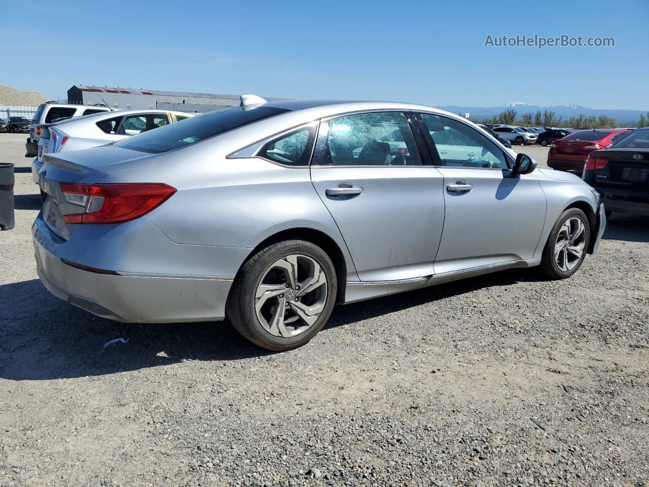 2018 Honda Accord Exl Silver vin: 1HGCV1F5XJA127424