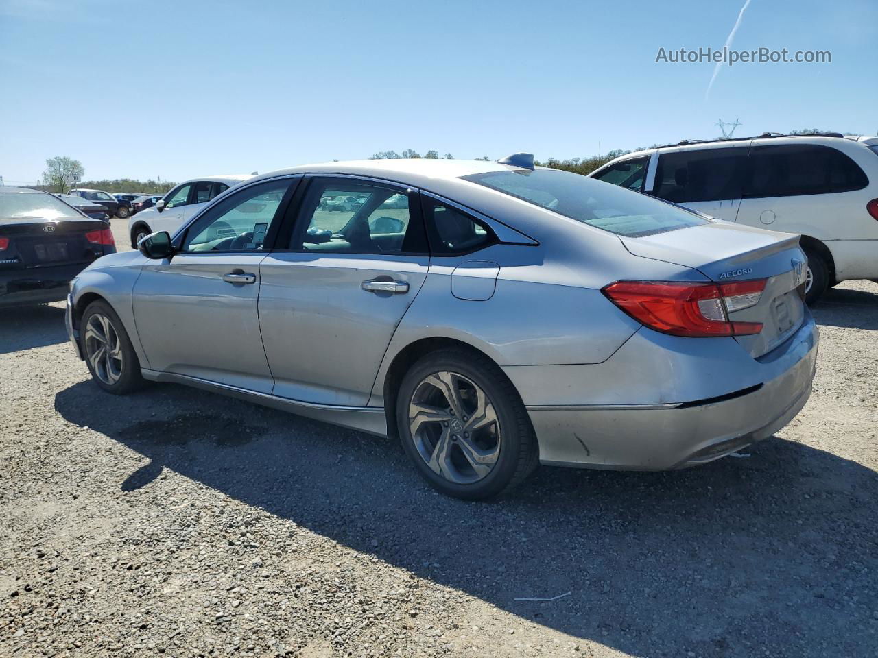 2018 Honda Accord Exl Silver vin: 1HGCV1F5XJA127424