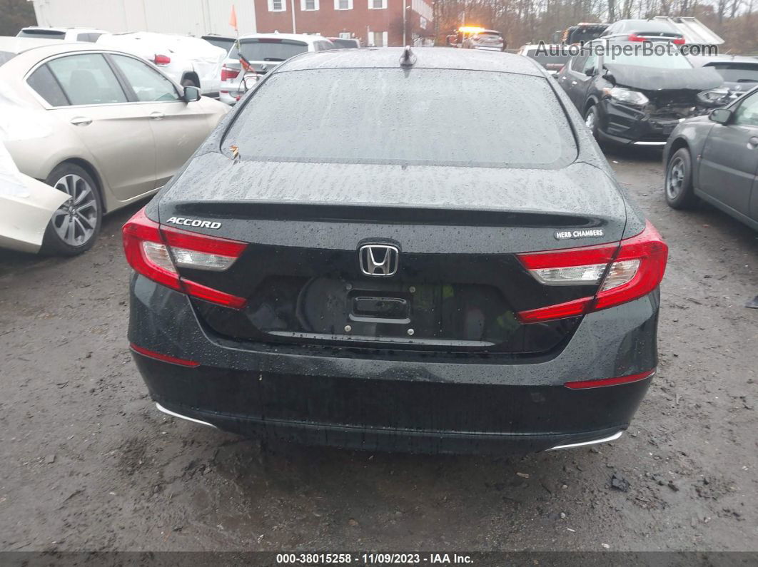 2018 Honda Accord Ex-l Black vin: 1HGCV1F5XJA236787