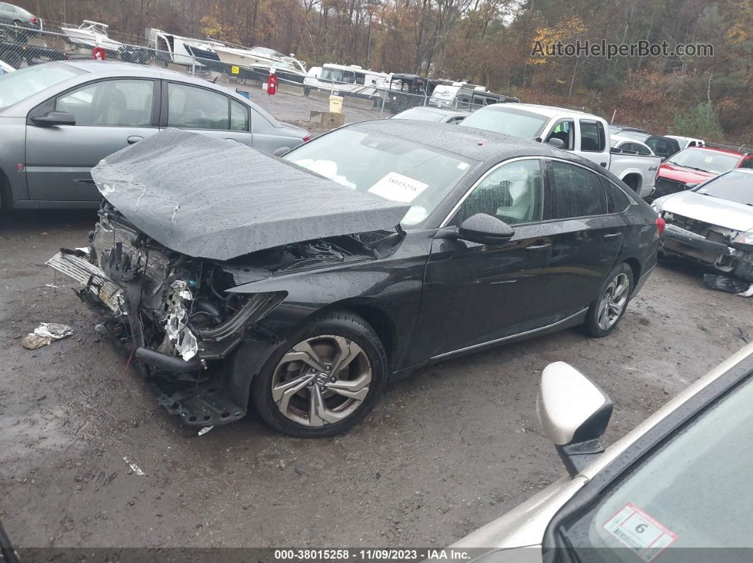 2018 Honda Accord Ex-l Black vin: 1HGCV1F5XJA236787