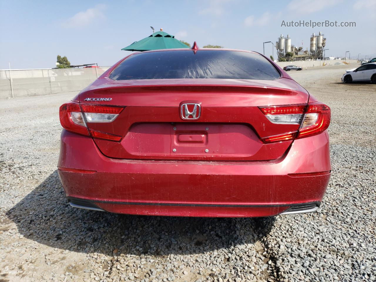 2019 Honda Accord Exl Red vin: 1HGCV1F5XKA121057