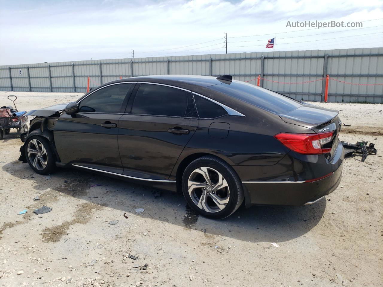 2018 Honda Accord Exl Черный vin: 1HGCV1F62JA145053