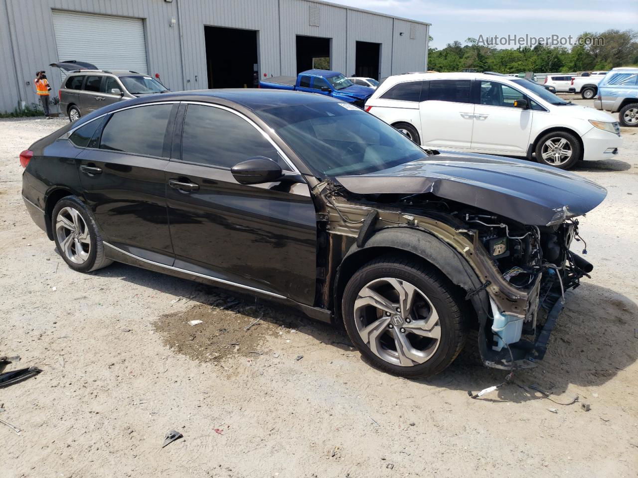 2018 Honda Accord Exl Black vin: 1HGCV1F62JA145053