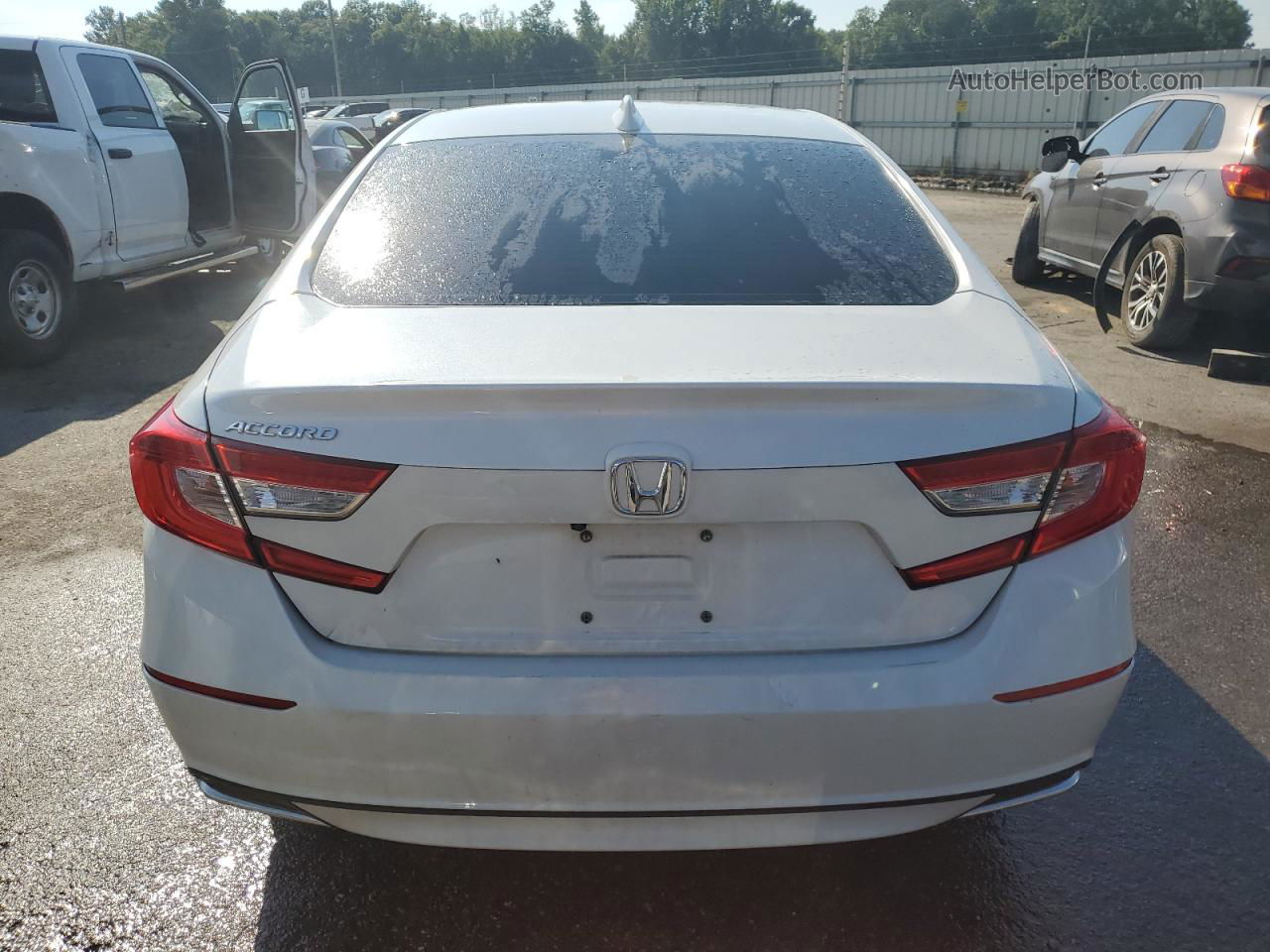 2018 Honda Accord Exl White vin: 1HGCV1F64JA175722