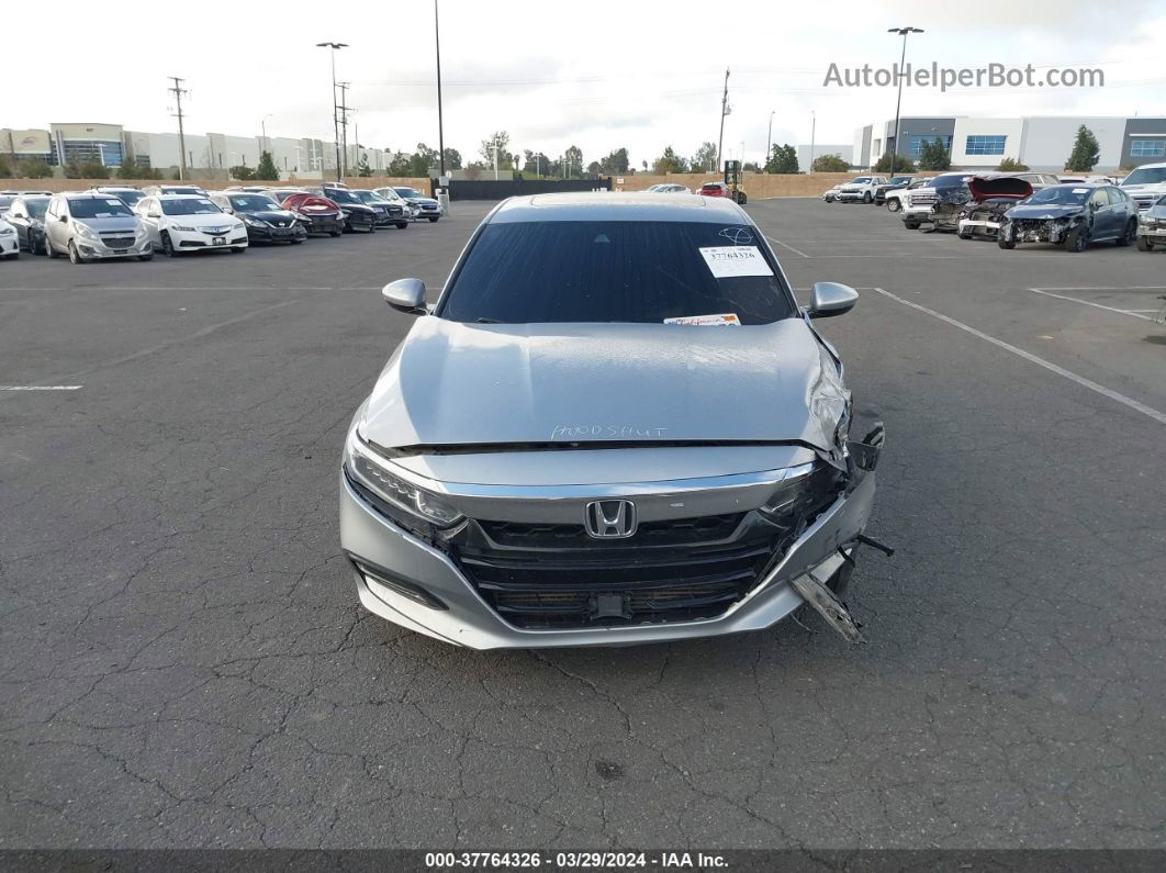 2018 Honda Accord Ex-l Silver vin: 1HGCV1F65JA145063