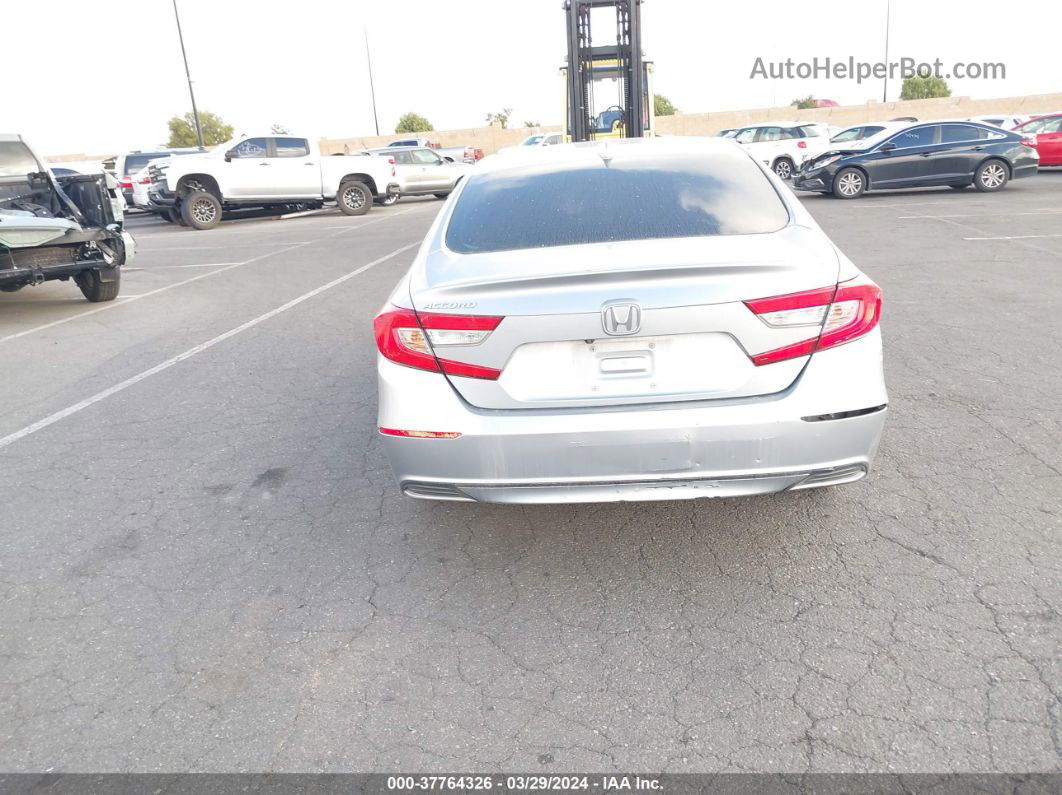 2018 Honda Accord Ex-l Silver vin: 1HGCV1F65JA145063