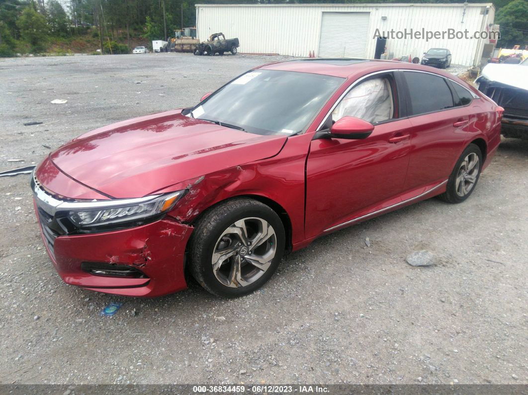 2018 Honda Accord Sedan Ex-l Navi 1.5t Maroon vin: 1HGCV1F65JA146634