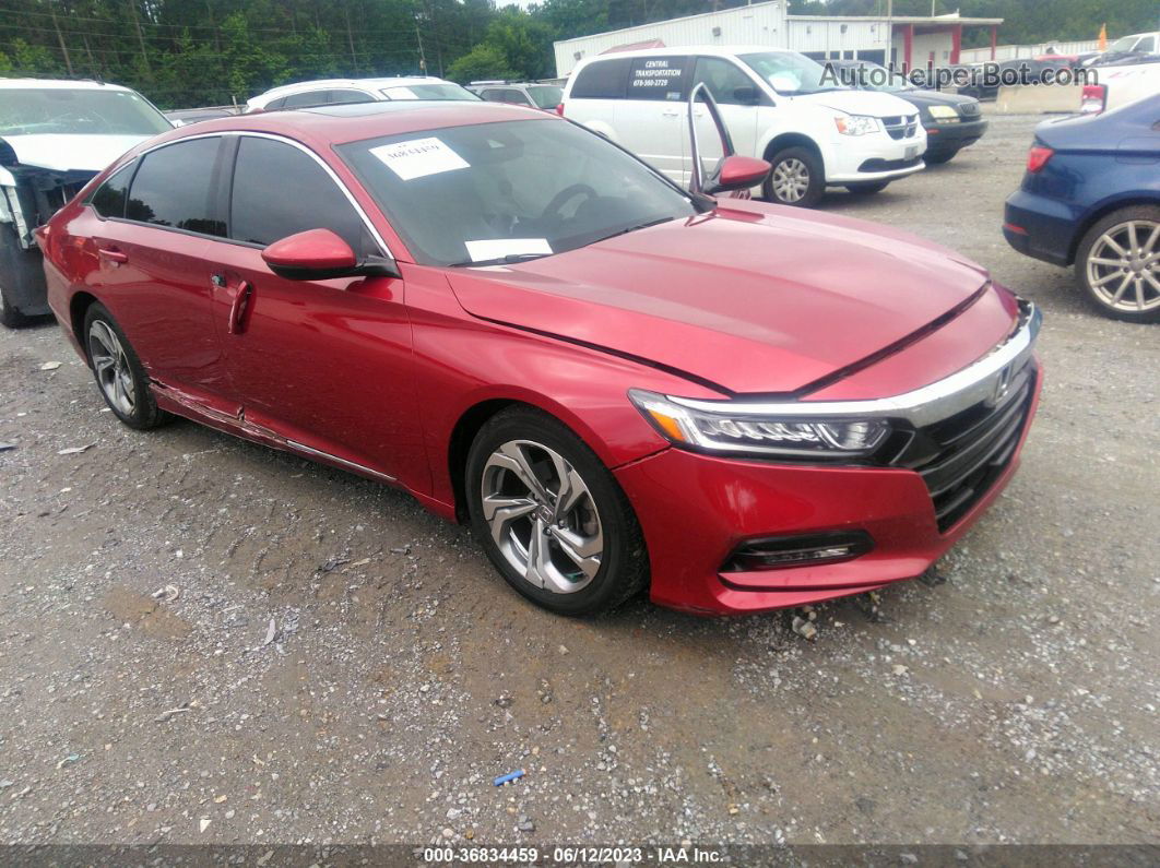 2018 Honda Accord Sedan Ex-l Navi 1.5t Maroon vin: 1HGCV1F65JA146634