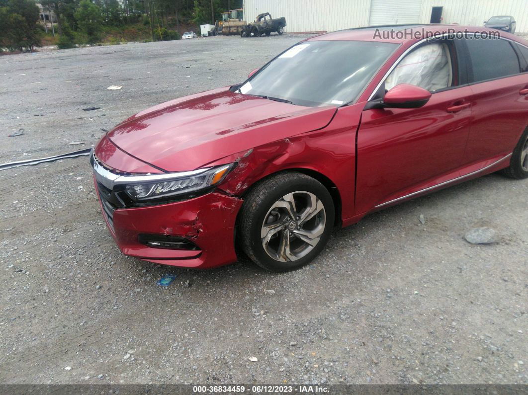 2018 Honda Accord Sedan Ex-l Navi 1.5t Maroon vin: 1HGCV1F65JA146634