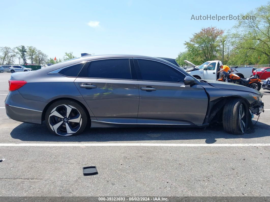 2018 Honda Accord Touring Gray vin: 1HGCV1F91JA011984