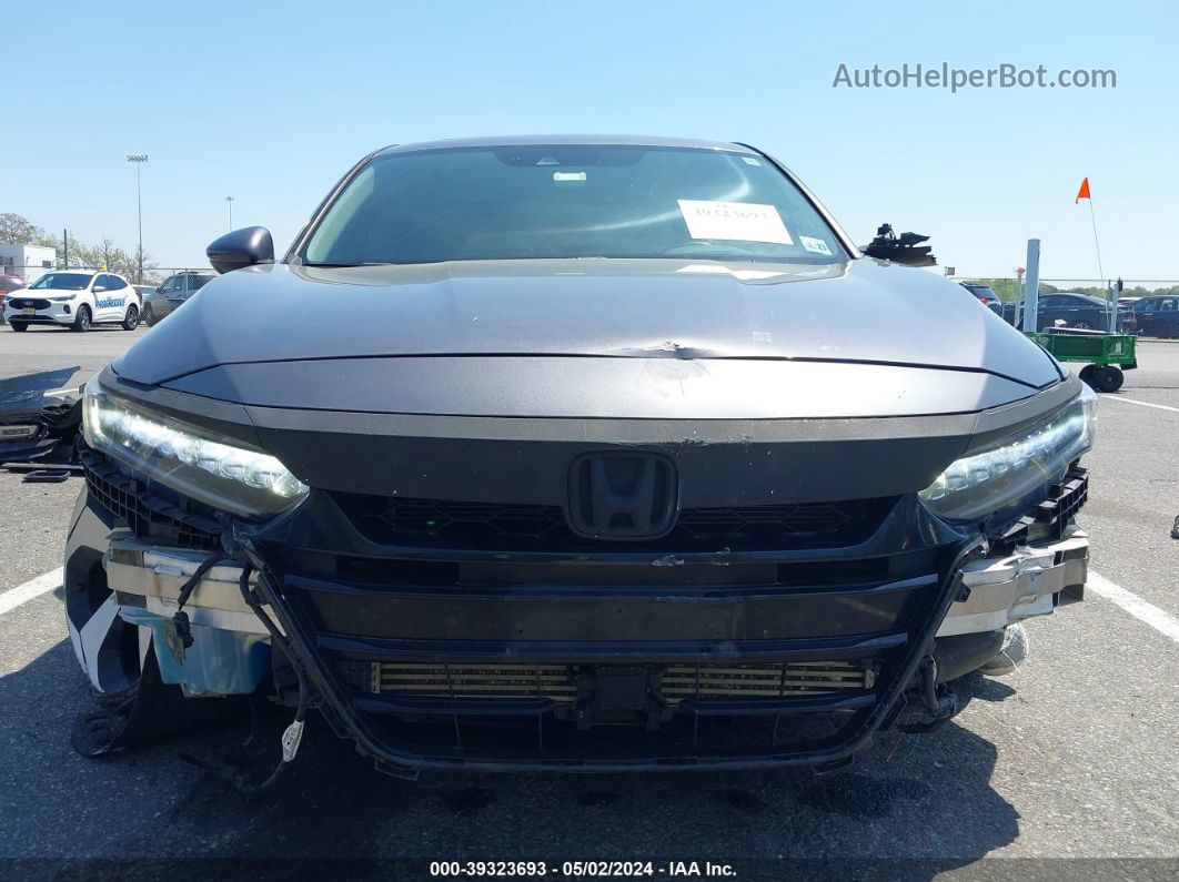 2018 Honda Accord Touring Серый vin: 1HGCV1F91JA011984