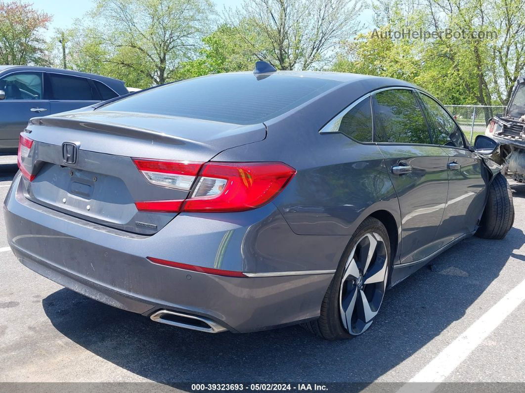 2018 Honda Accord Touring Gray vin: 1HGCV1F91JA011984