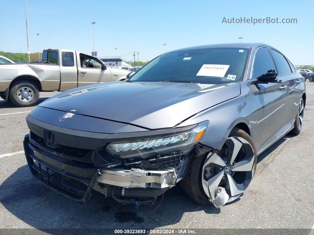 2018 Honda Accord Touring Gray vin: 1HGCV1F91JA011984