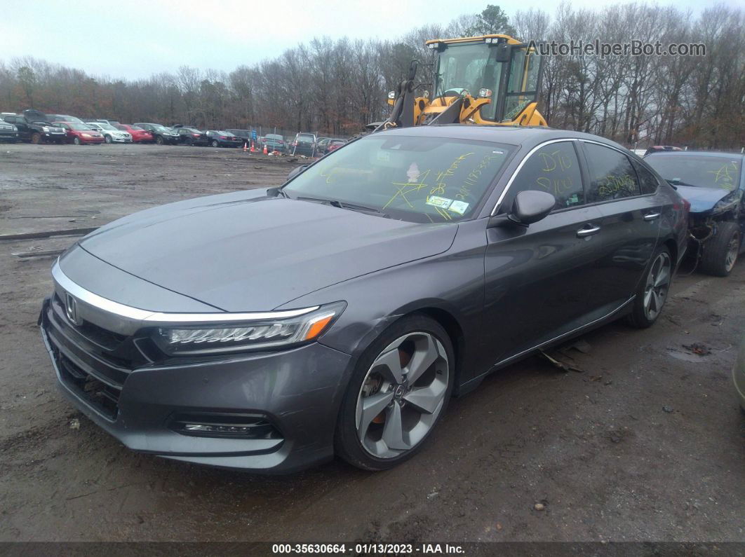 2018 Honda Accord Touring Gray vin: 1HGCV1F91JA049084