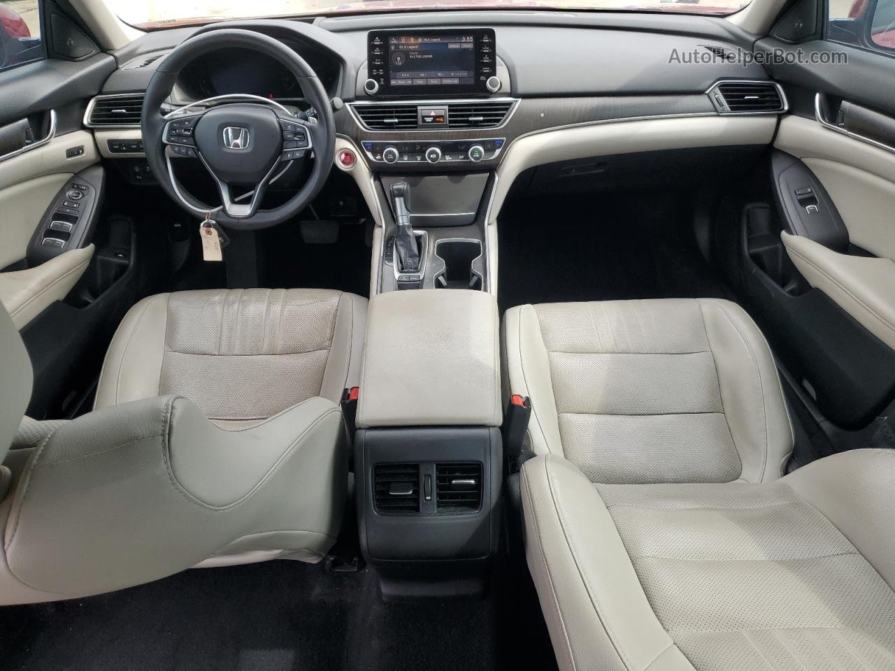 2018 Honda Accord Touring Красный vin: 1HGCV1F91JA183254