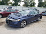 2018 Honda Accord Touring Blue vin: 1HGCV1F92JA154183