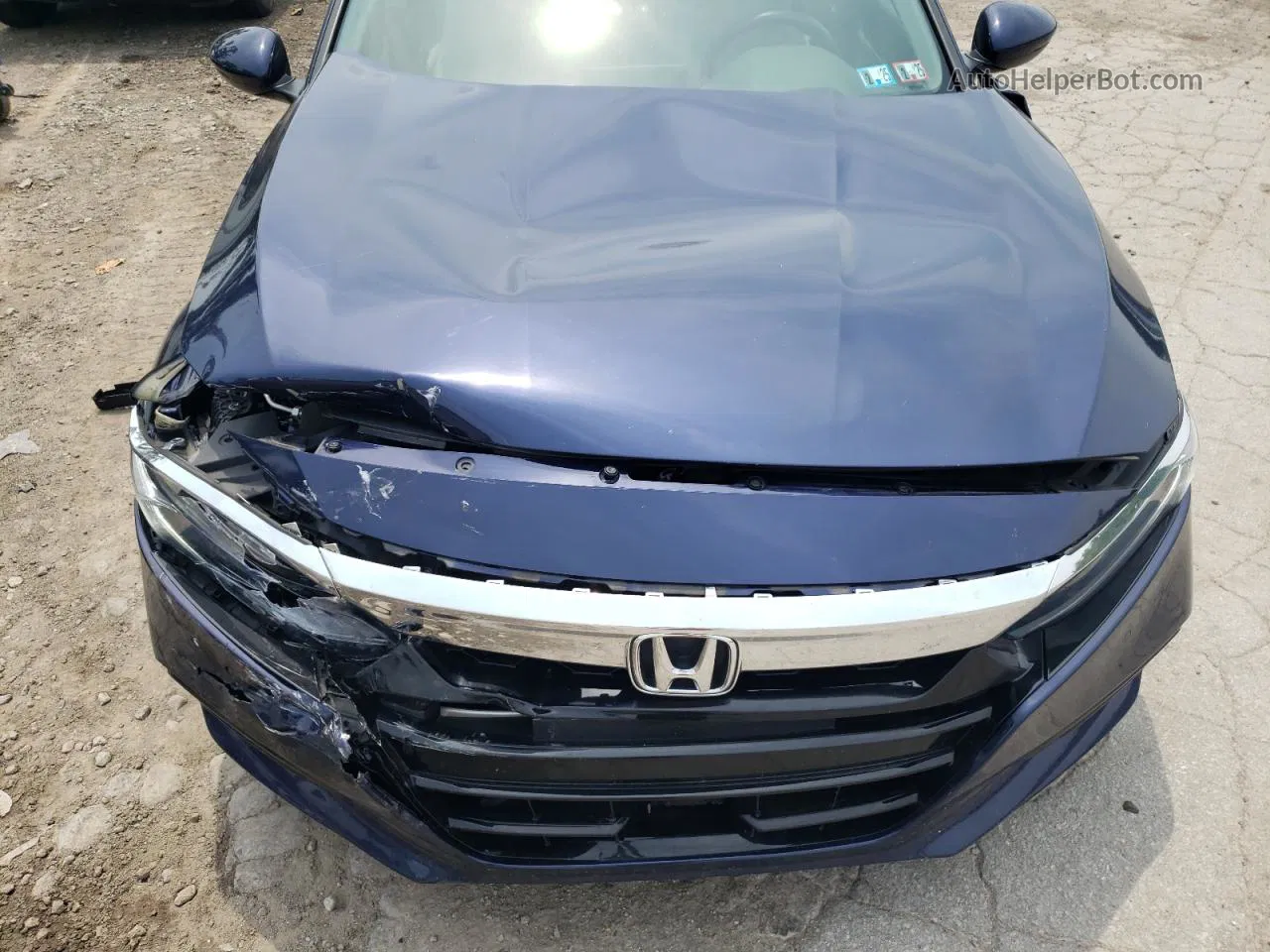 2018 Honda Accord Touring Blue vin: 1HGCV1F92JA154183