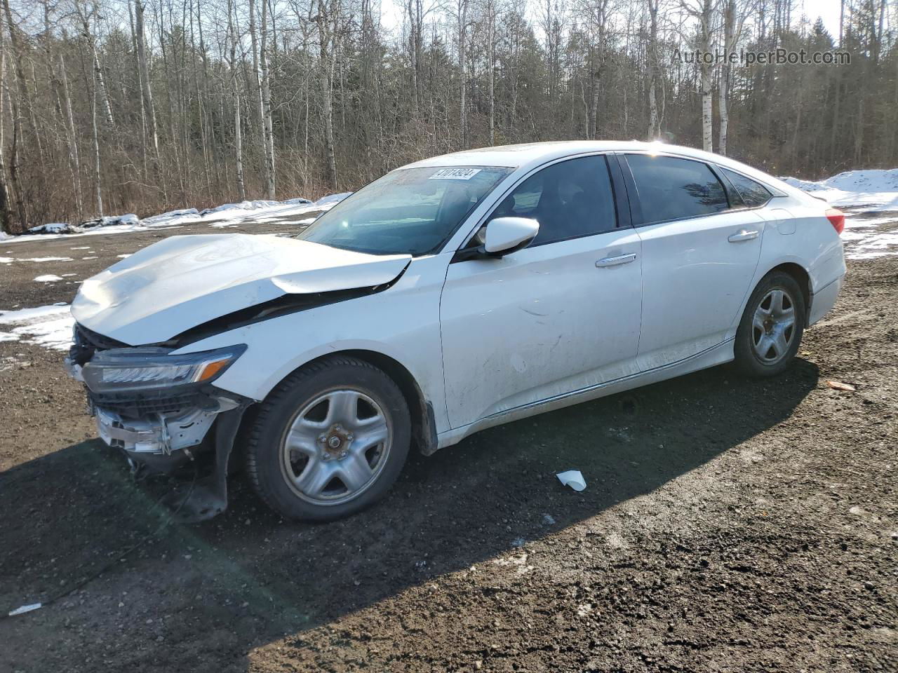 2019 Honda Accord Touring White vin: 1HGCV1F93KA802065