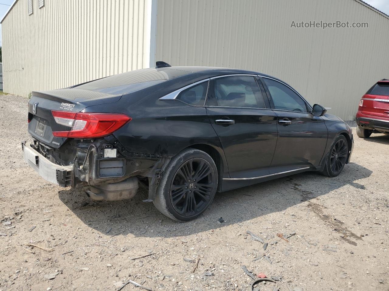 2018 Honda Accord Touring Black vin: 1HGCV1F95JA033163