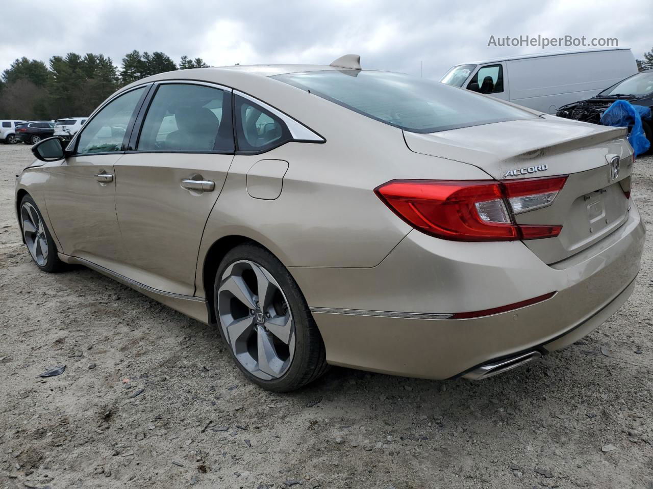 2018 Honda Accord Touring Желто-коричневый vin: 1HGCV1F95JA135451