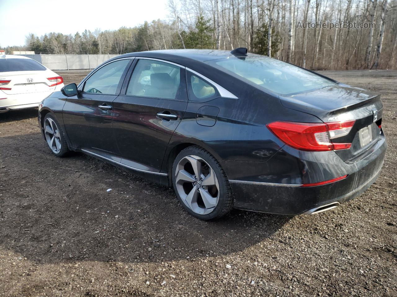 2019 Honda Accord Touring Black vin: 1HGCV1F95KA804898