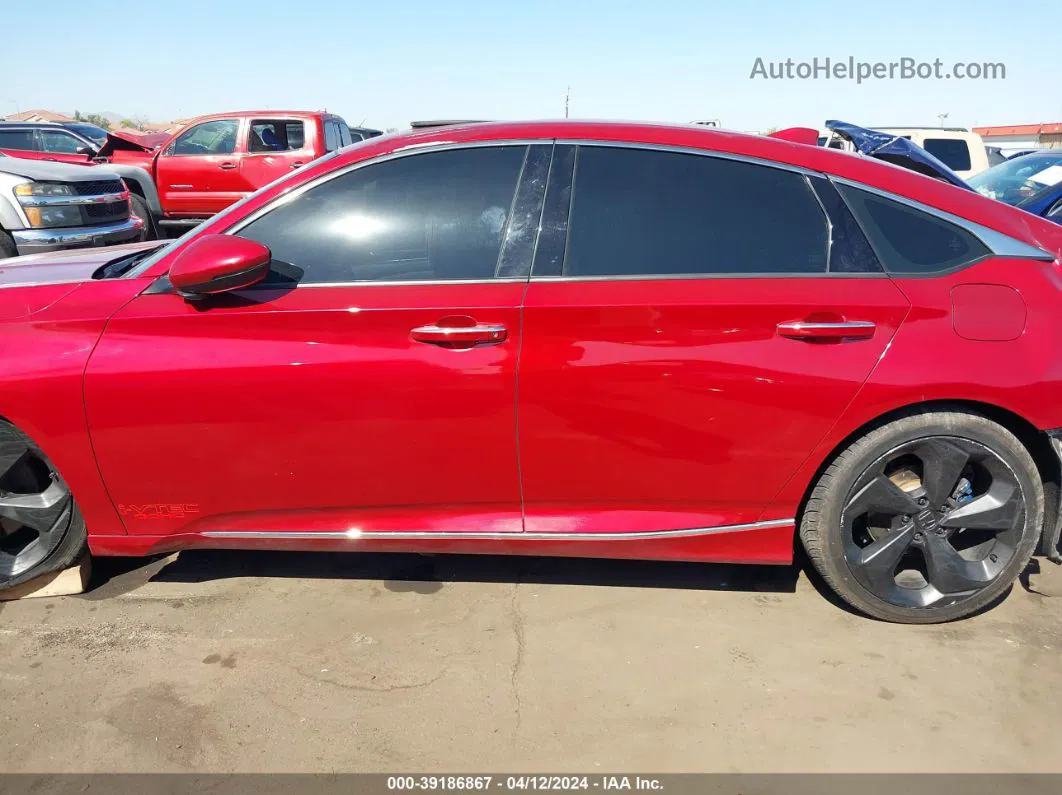 2018 Honda Accord Touring Red vin: 1HGCV1F96JA096160