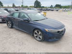 2018 Honda Accord Touring Blue vin: 1HGCV1F96JA107903