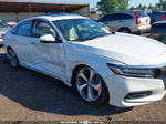 2018 Honda Accord Touring White vin: 1HGCV1F97JA107490