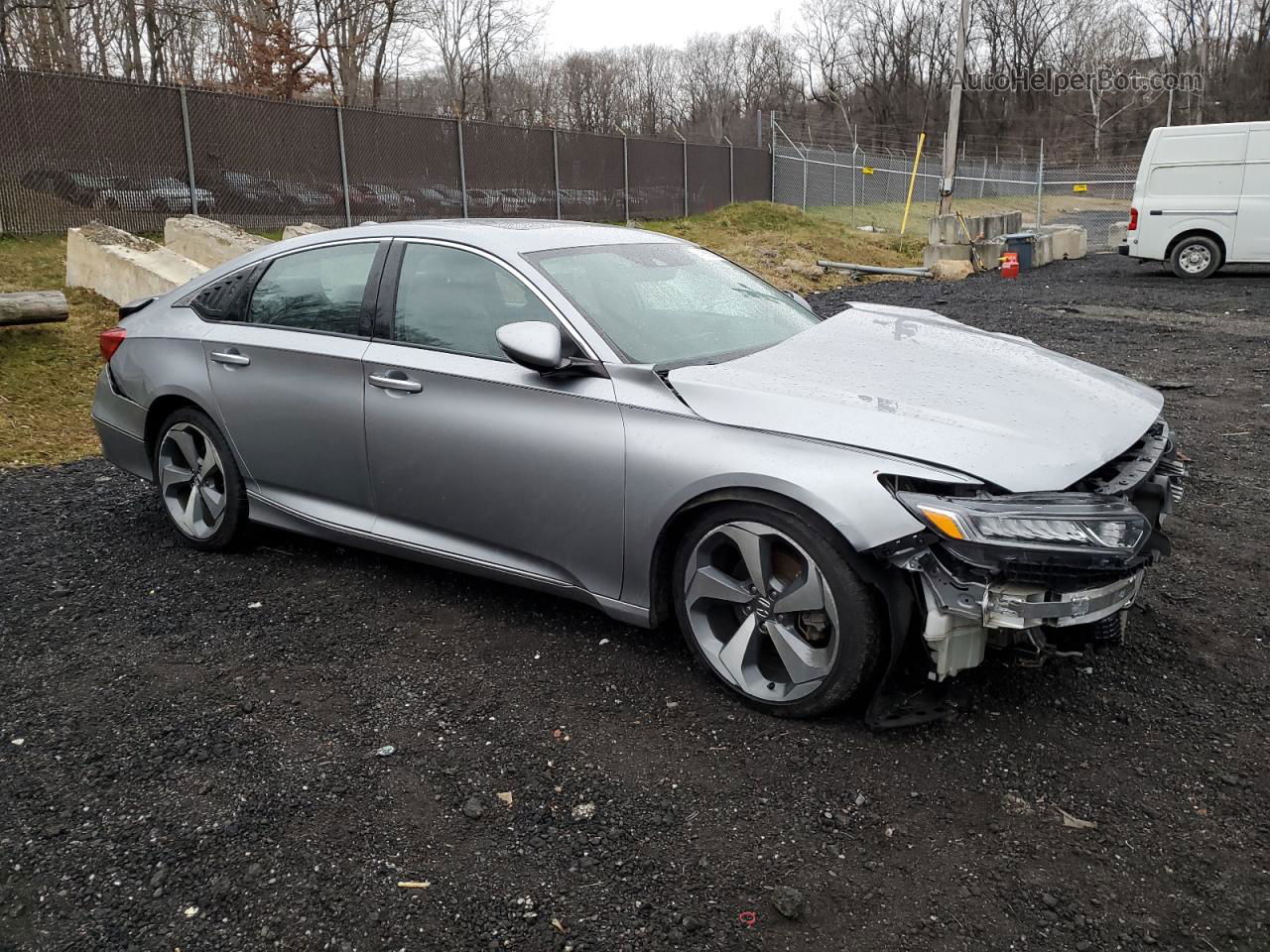 2018 Honda Accord Touring Gray vin: 1HGCV1F97JA142367