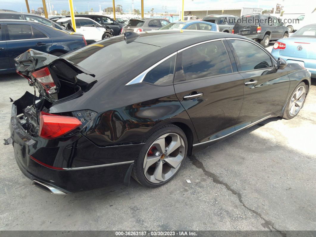 2018 Honda Accord Sedan Touring 1.5t Black vin: 1HGCV1F98JA000531