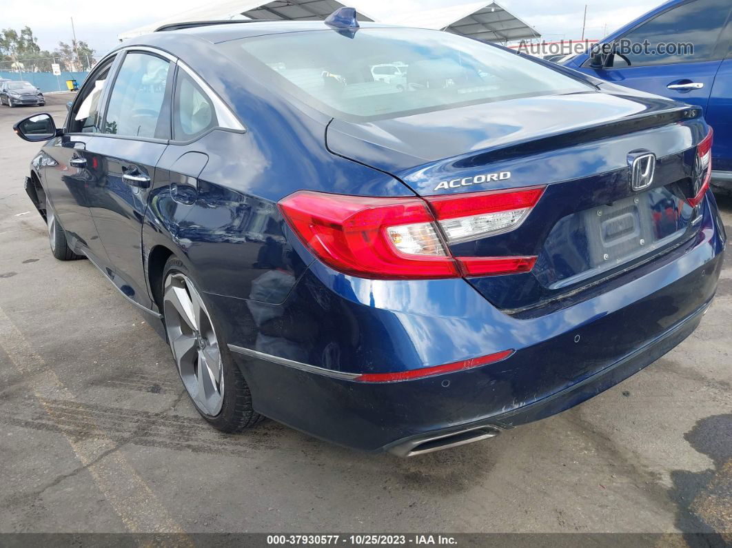 2018 Honda Accord Sedan Touring 1.5t Синий vin: 1HGCV1F98JA062737