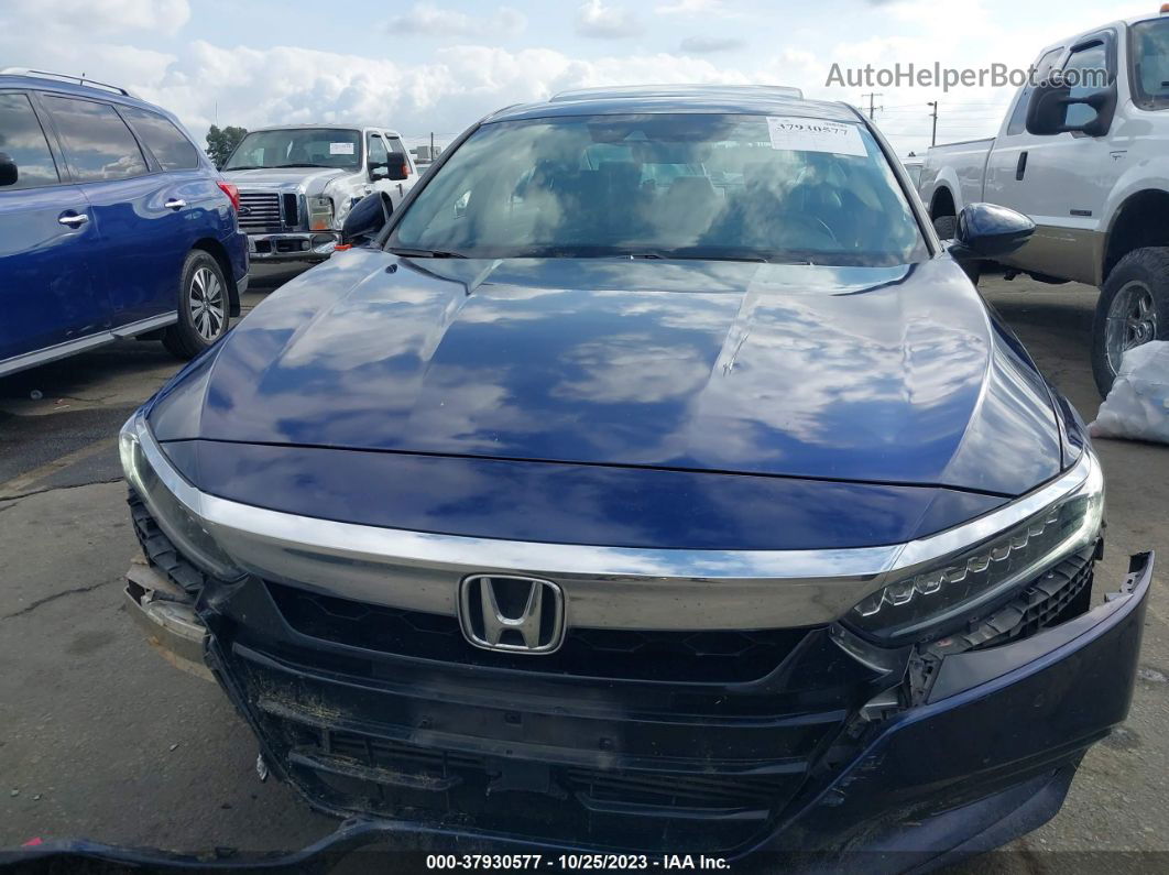 2018 Honda Accord Sedan Touring 1.5t Синий vin: 1HGCV1F98JA062737