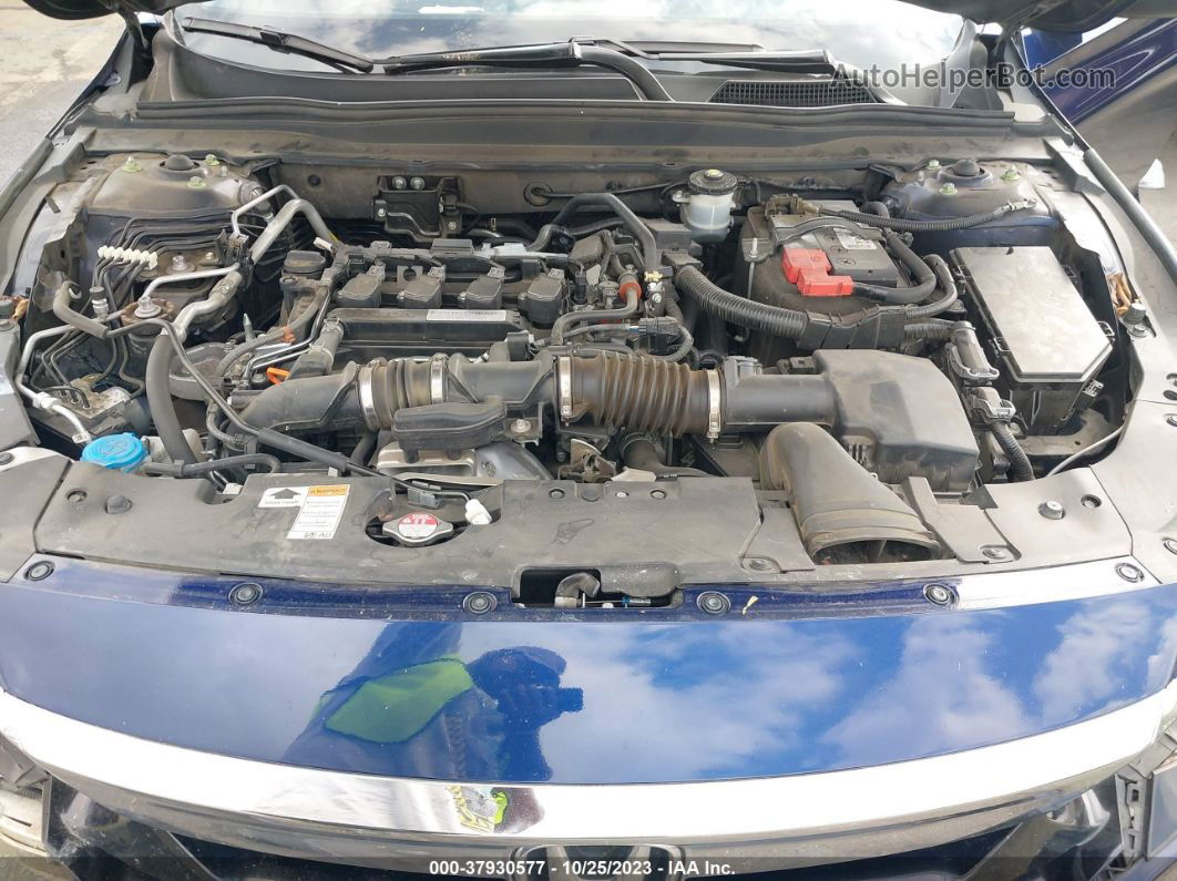 2018 Honda Accord Sedan Touring 1.5t Синий vin: 1HGCV1F98JA062737