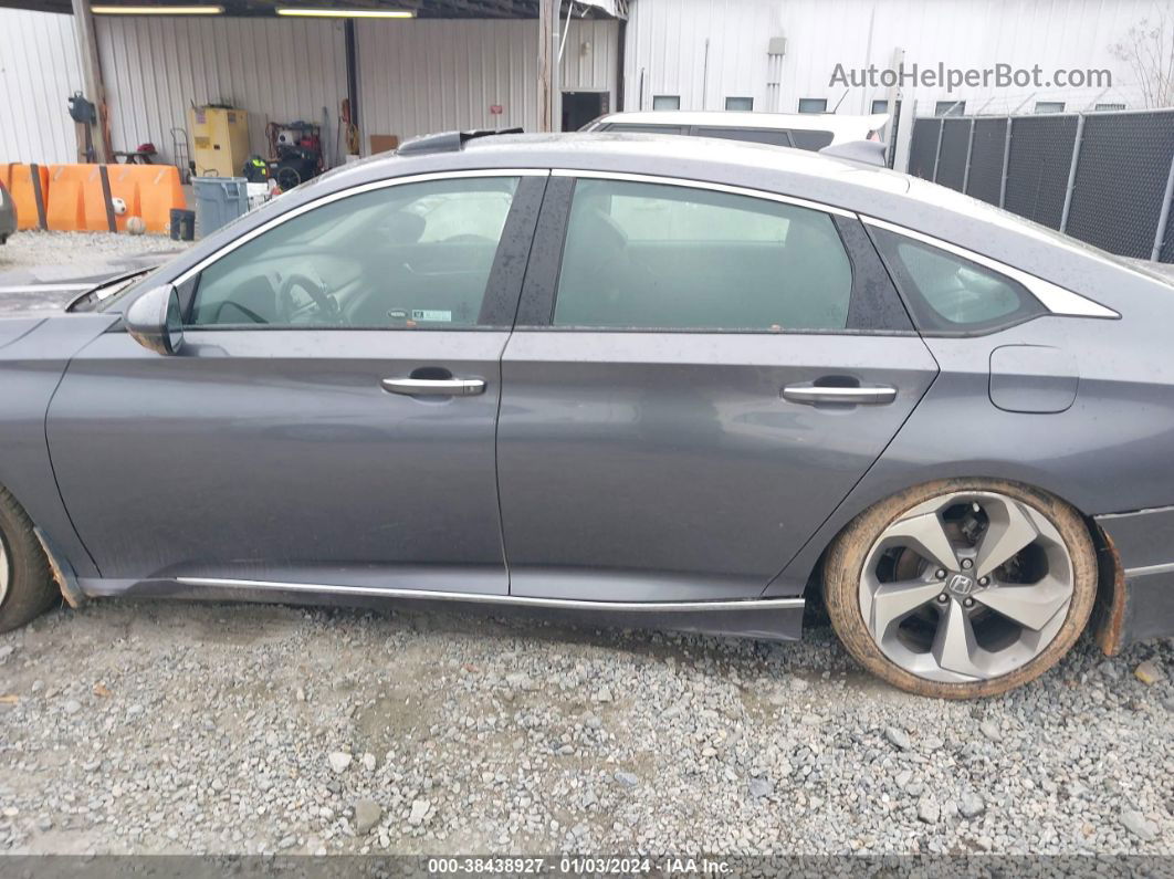 2018 Honda Accord Touring Gray vin: 1HGCV1F98JA079523