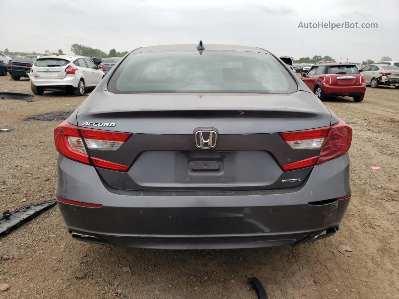 2018 Honda Accord Touring Gray vin: 1HGCV1F98JA140627