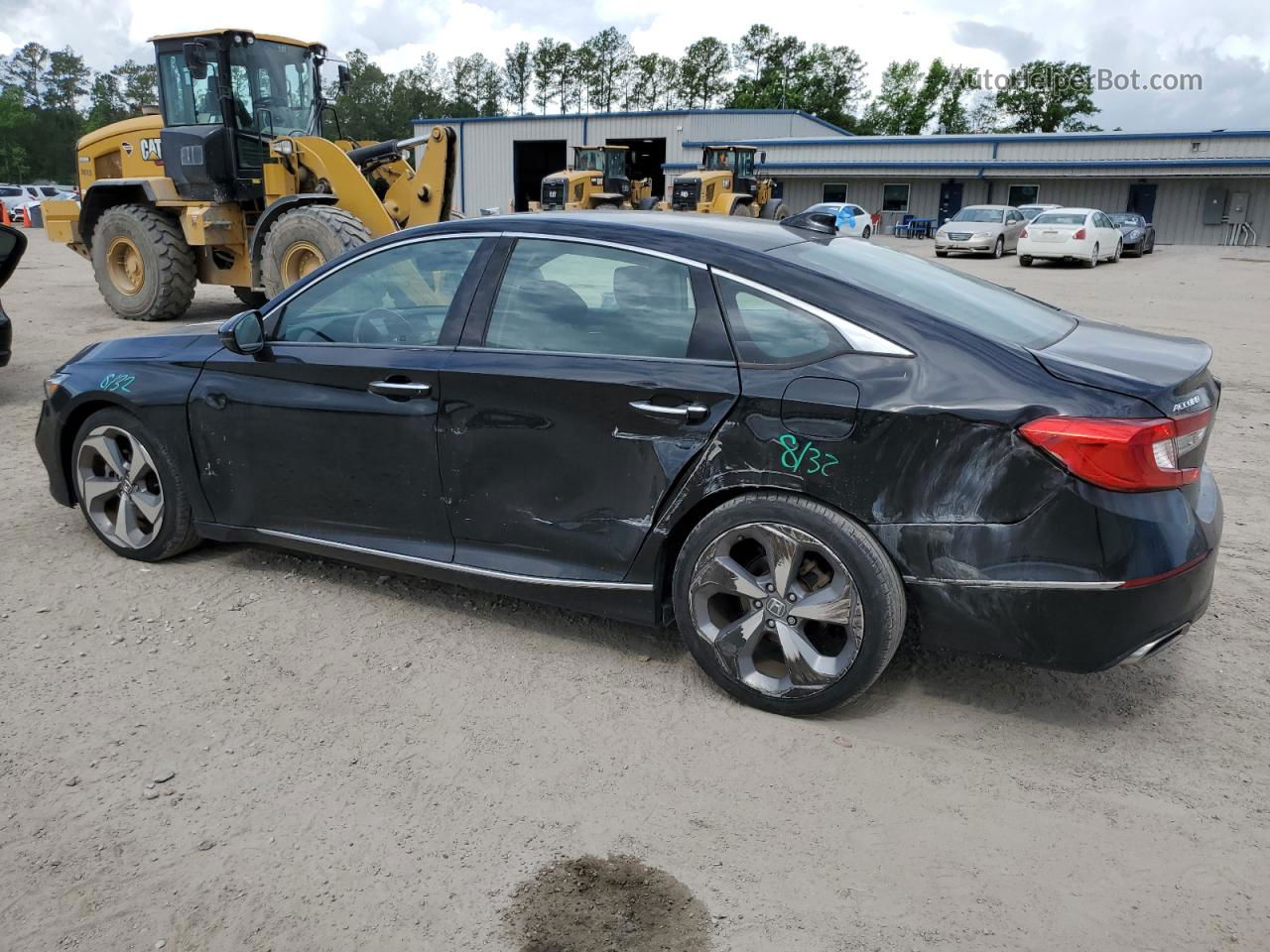 2018 Honda Accord Touring Black vin: 1HGCV1F9XJA022031