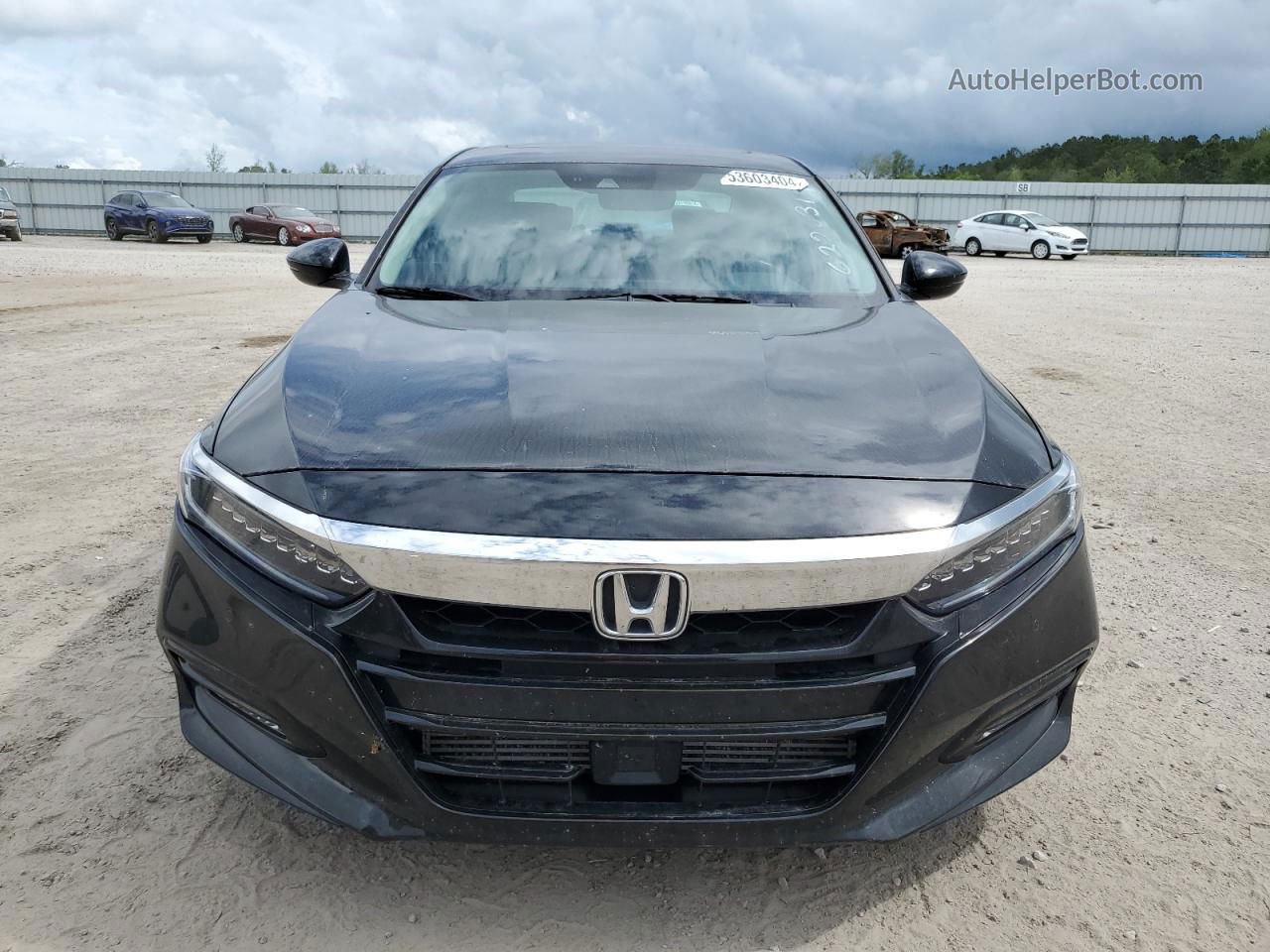 2018 Honda Accord Touring Black vin: 1HGCV1F9XJA022031