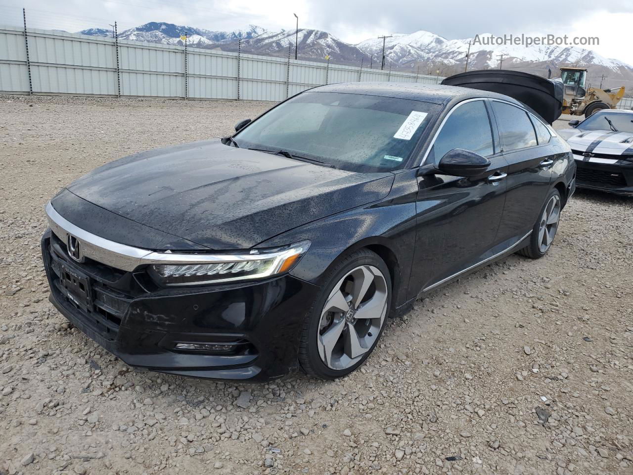 2018 Honda Accord Touring Black vin: 1HGCV1F9XJA192888