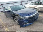 2018 Honda Accord Touring Blue vin: 1HGCV1F9XJA202674