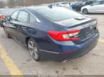 2018 Honda Accord Touring Blue vin: 1HGCV1F9XJA202674