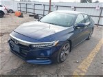 2018 Honda Accord Touring Blue vin: 1HGCV1F9XJA202674