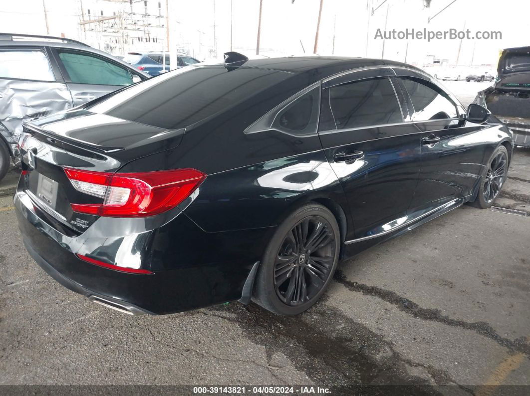 2018 Honda Accord Sport 2.0t Черный vin: 1HGCV2E34JA010797