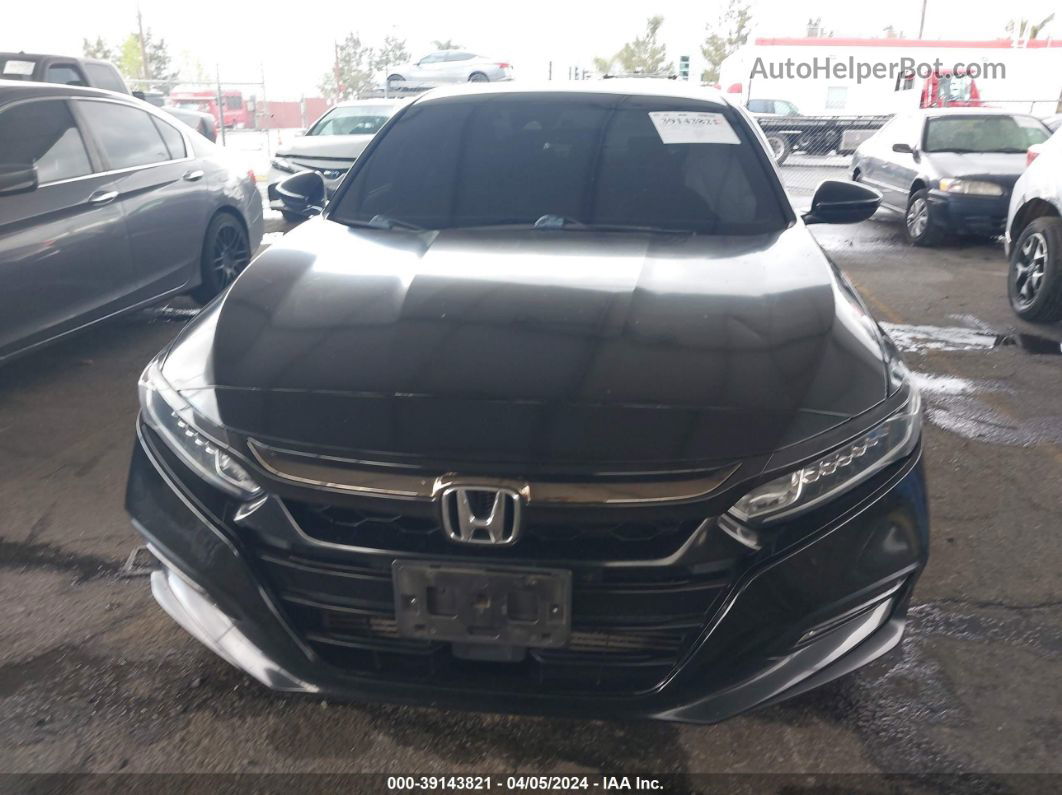 2018 Honda Accord Sport 2.0t Черный vin: 1HGCV2E34JA010797