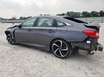 2018 Honda Accord Sport Gray vin: 1HGCV2F30JA000539